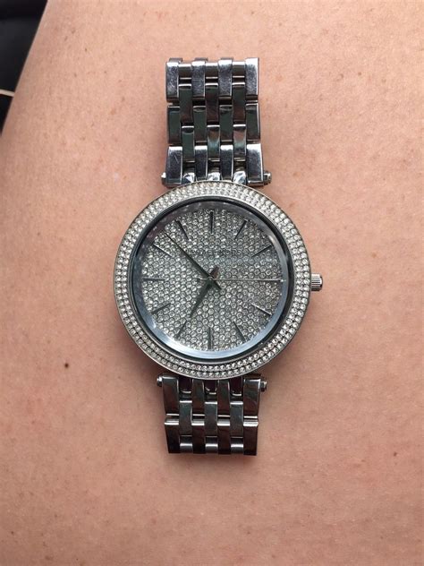 women's silver michael kors watch|michael kors silver diamond watch.